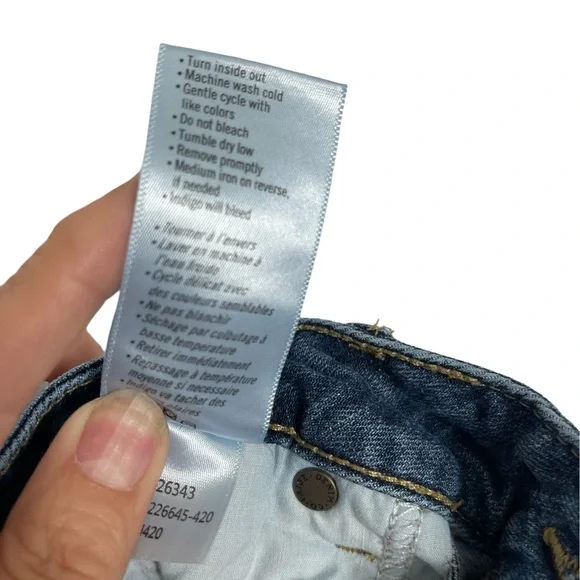 Paige rolled cuff denim shorts S 27 lightly distressed good cond no rips/flaws - Picture 4 of 7